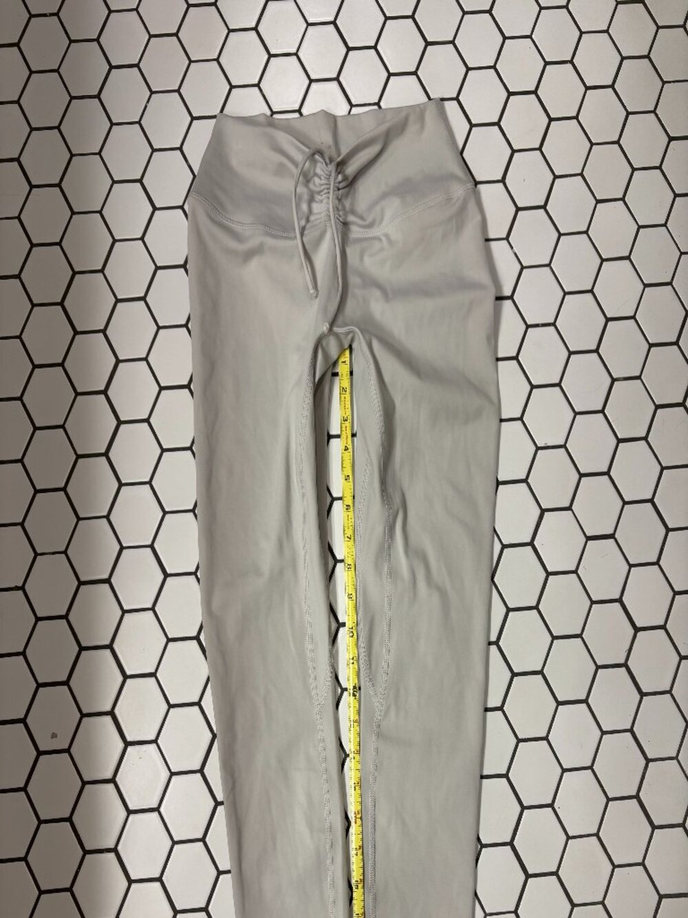 CSB X IM Serenity Drawstring Scrunch Leggings Gray Medium